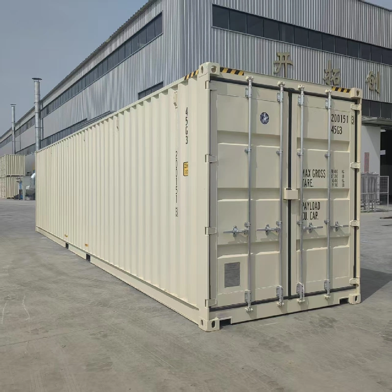 40HC Open Side Container သည် ကြီးမားပြီး ကြီးမားသော ကုန်တင်သယ်ယူမှုအတွက် စံနမူနာဖြစ်စေသည့်အရာ။