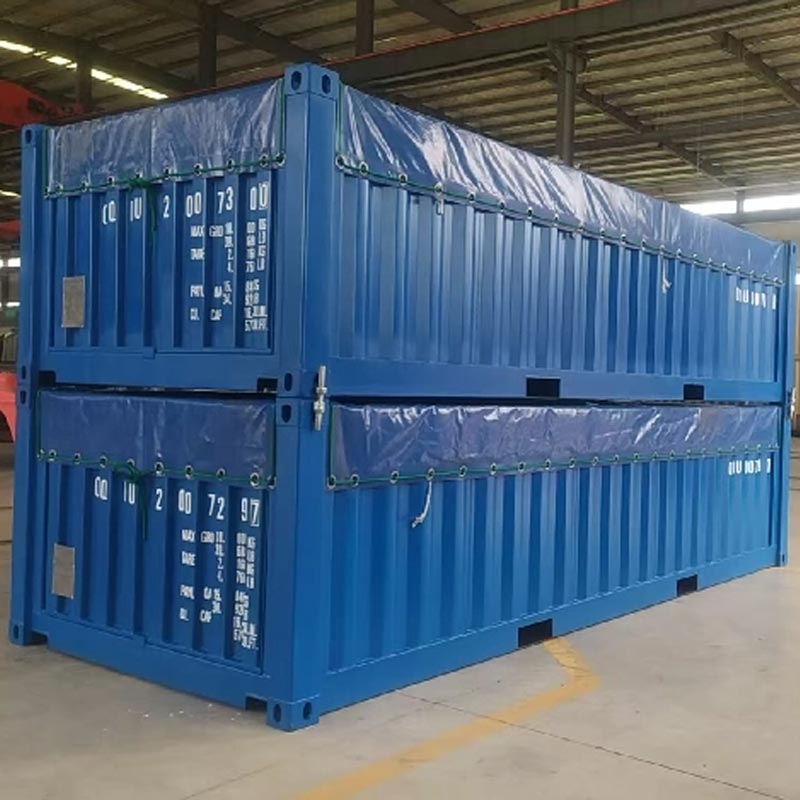 20Ft အမြင့်တစ်ဝက် ထိပ်တန်းကွန်တိန်နာကို ဖွင့်ပါ။