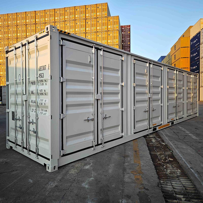 40Ft မြင့်မားသော Cube အဖွင့် Side Container